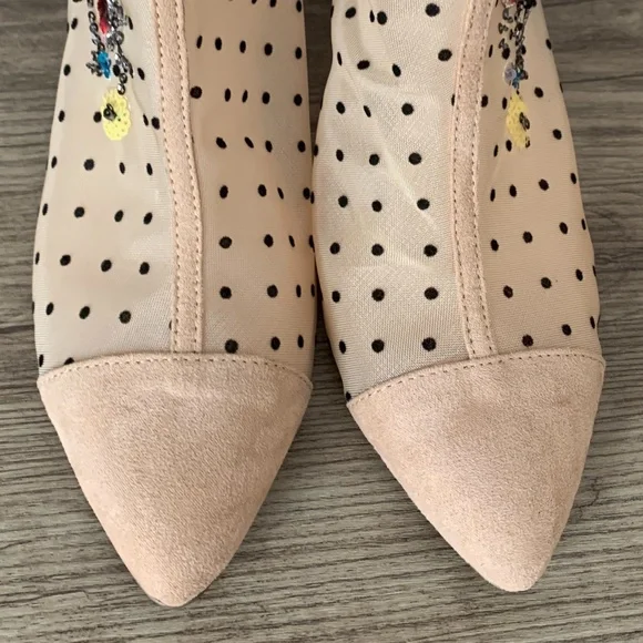 NANETTE LEPORE Nora Embroidered Heel Booties 7.5 - Picture 5 of 11